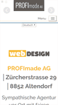 Mobile Screenshot of profimade.ch